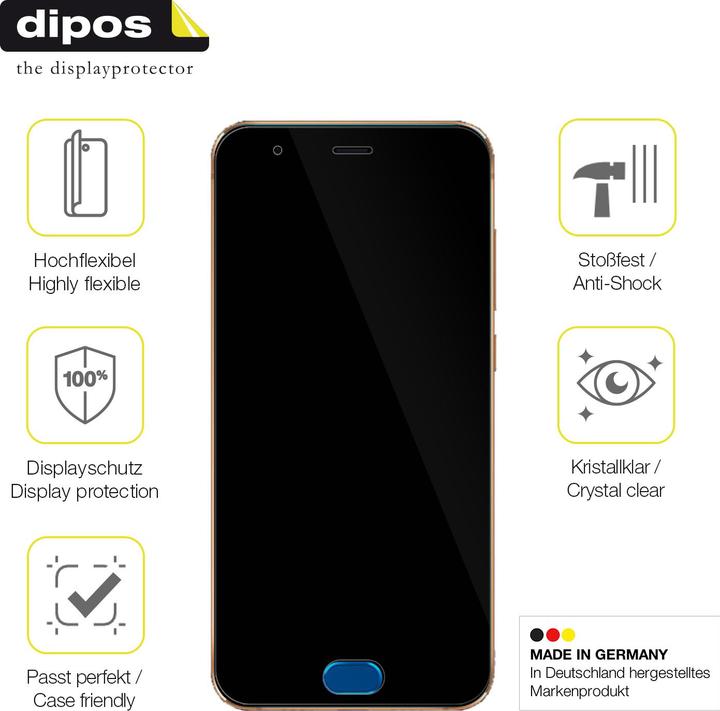 Produktbild Dipos Displayschutzfolie Full-Cover 3D (1 Stk., Xiaomi Mi Note 3)