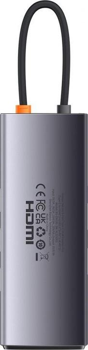 Actual product image Baseus Hub 6in1 StarJoy Series, USB-C to 3x USB 3.0 + HDMI + USB-C PD + RJ45 (USB-C, 6 ports)
