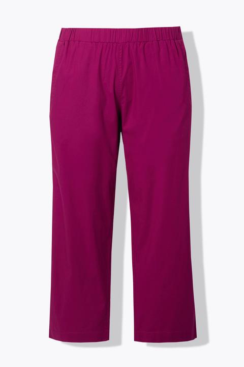 Immagine prodotto Ulla Popken Pantaloni chino a 7/8 modello Ruby con taglio della gamba dritto e ampio e cintura elastica (52)