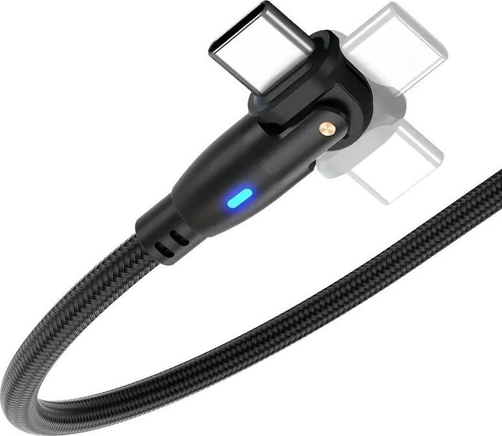 Produktbild Cbx 180 Grad Winkel Ladekabel USB-C / USB-A, 3m (3 m)