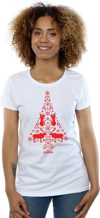 Immagine prodotto Disney Frozen Christmas Tree Maglietta Donna (L)