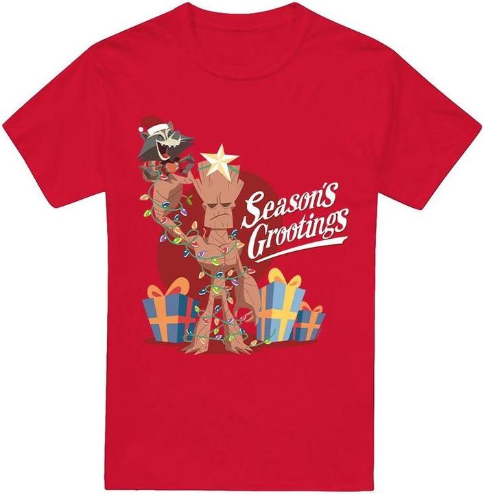 Produktbild Guardians of the Galaxy Seasons Grootings TShirt (XXL)