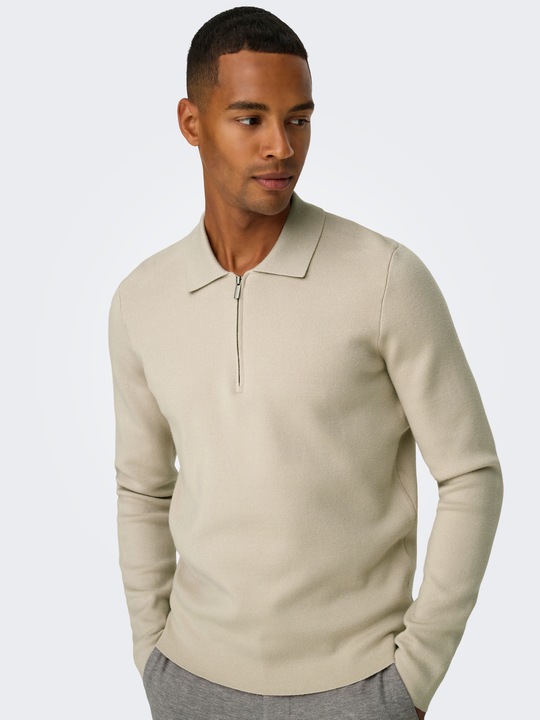 Immagine prodotto Only & Sons Onscooper Reg Ls 12 Half Zip Polo (XXL)