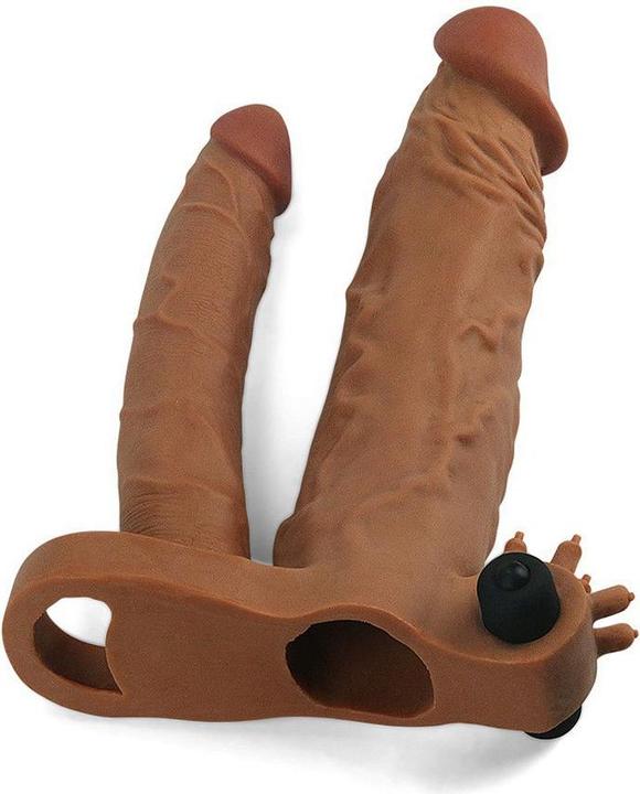 Produktbild Lovetoy Add 2"" Pleasure X Tender Vibrating Double Penis Sleeve