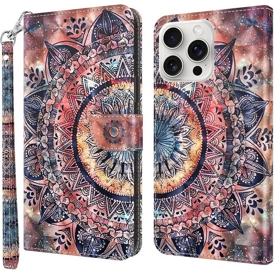Cover-Discount iPhone 16 Pro - Etui Glitzer Effekt (Apple iPhone 16 Pro), Smartphone Hülle