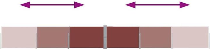 Produktbild vidaXL Seitenmarkise (12 m)