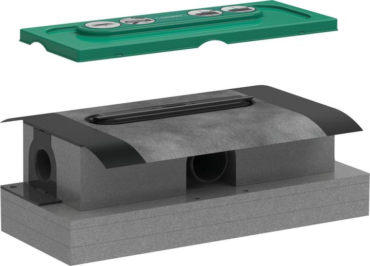 Image du produit hansgrohe Corps de base uBox universal pour caniveaux de douche Corps d'avaloir, standard (425 mm)