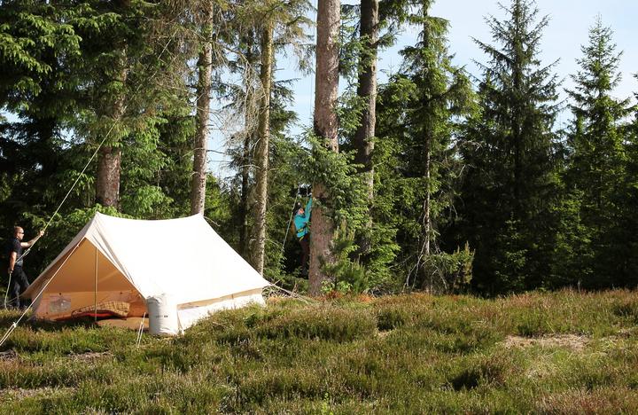 Produktbild Nordisk Ydun 5.5 m² Tent Technical Cotton (Kuppelzelt, 13 kg, 4 Personen)