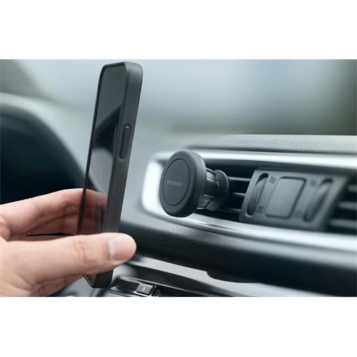 Thumbnail - Deltaco Magnetic Mobile Phone Holder for Car with Air Vent Mount - Black, Smartphone Halterung, Schwarz