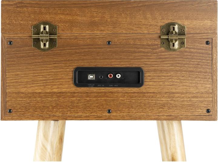 Immagine prodotto Audizio Giradischi con Bluetooth Fremont Brown, dettaglio colore (Automaticamente)