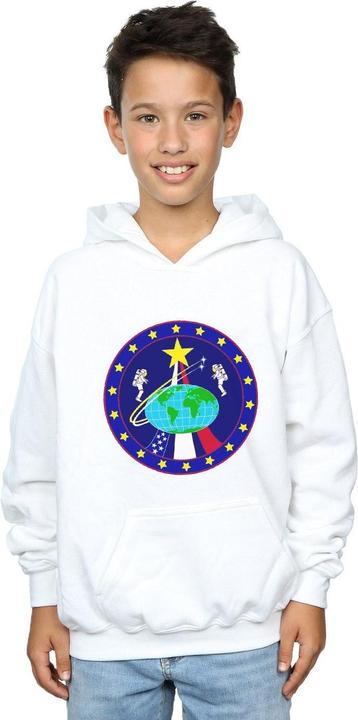 Immagine prodotto Nasa Classic Globe Astronauts Felpa con Cappuccio Ragazzi (128)