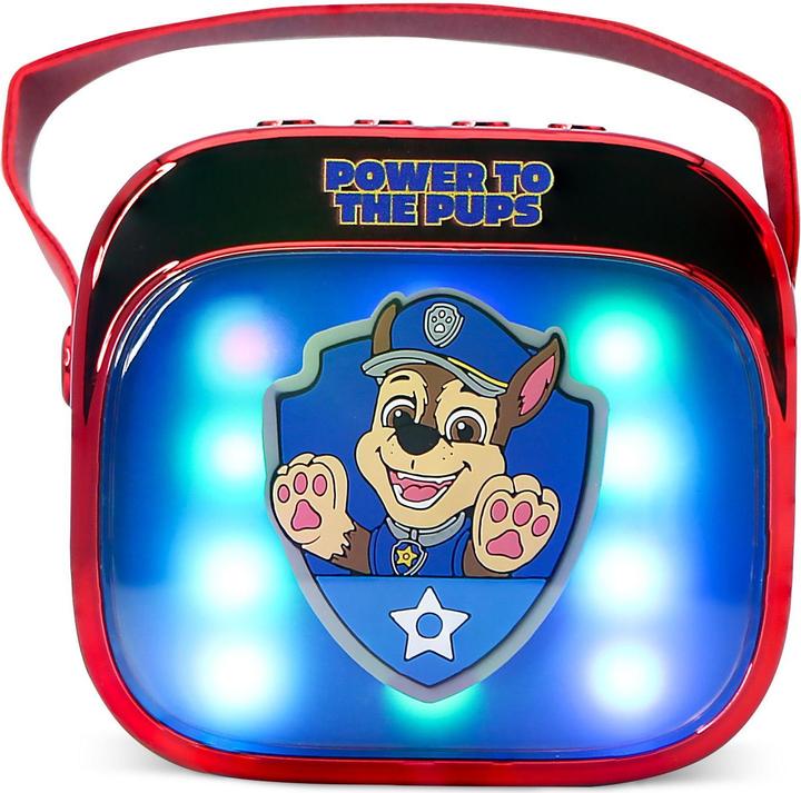 Actual product image OTL Paw Patrol LED Wireless Karaoke Lautsprecher und