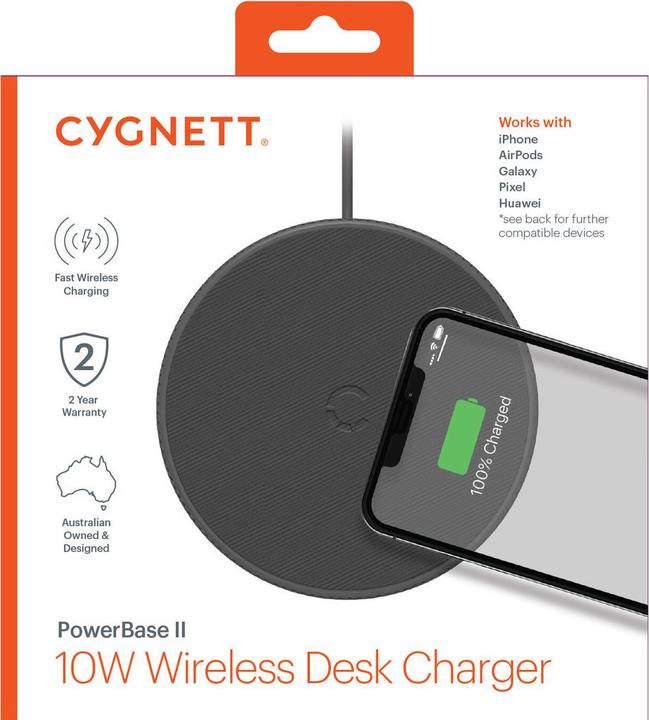 Image du produit Cygnett PowerBase II Intérieur noir (10 W)