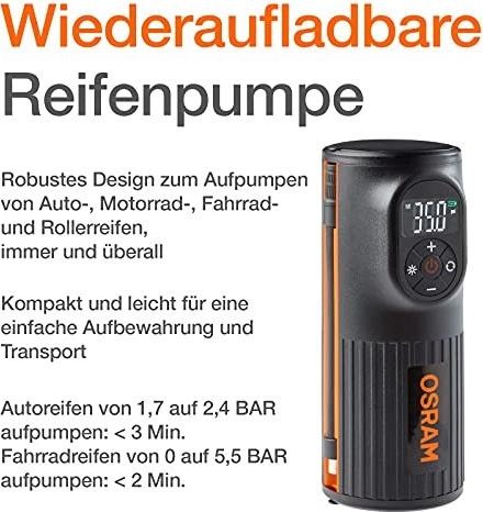 Immagine prodotto Osram Gonfiaggio dei pneumatici 2000 (8.30 bar, 0 l)