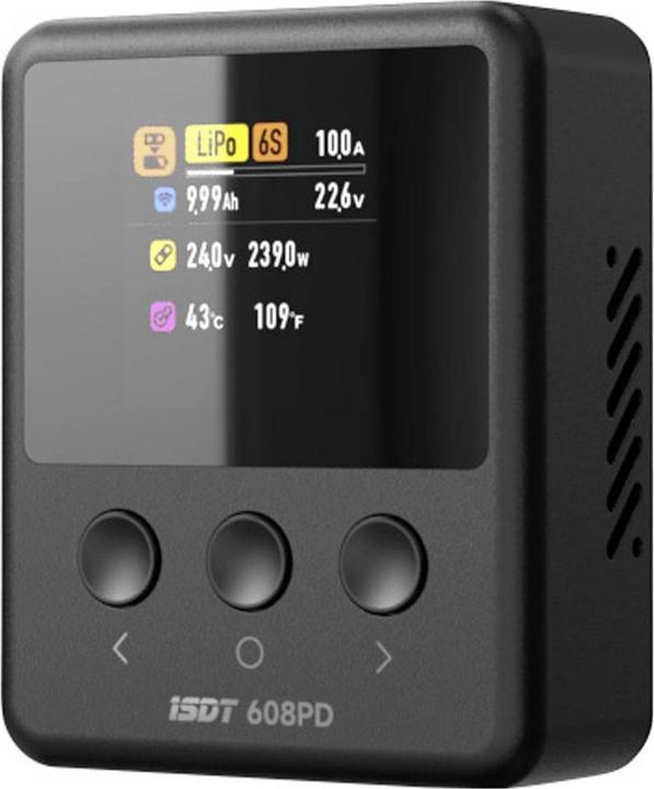 Image du produit Isdt 608PD Smart Modellbau-Multifunktionsladegerät 10 A LiFePO, LiPo, LiHV, NiM
