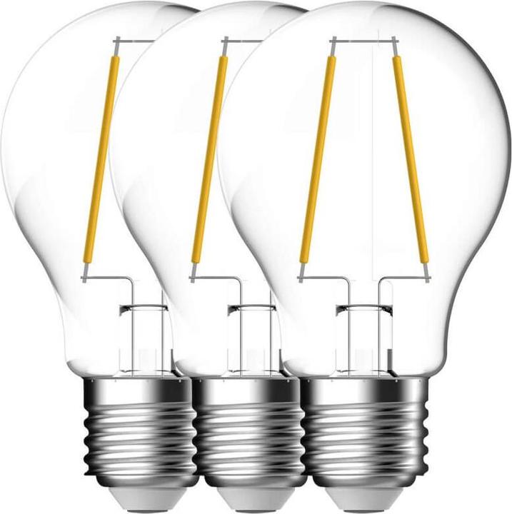 Produktbild Nordlux LED Lampe E27 4W 2700K warmweiss Klar 5181000923 (E27, 3x)