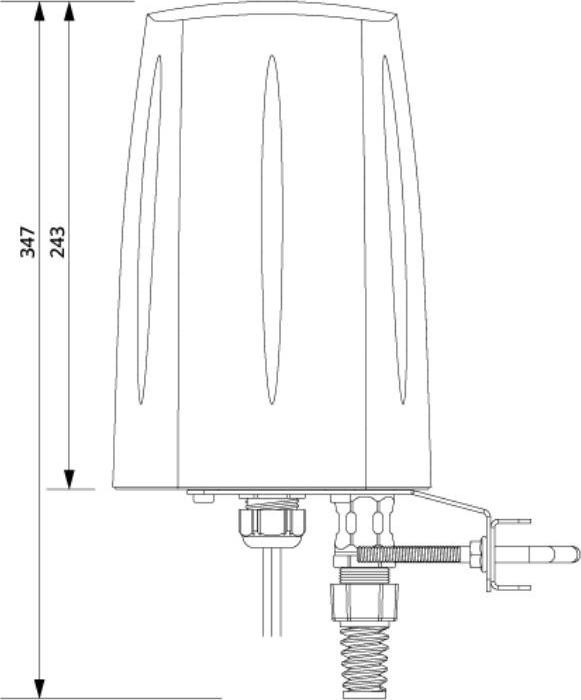 Actual product image Quwireless QuOmni LTE MIMO 2x2, 5m (3G, GSM)