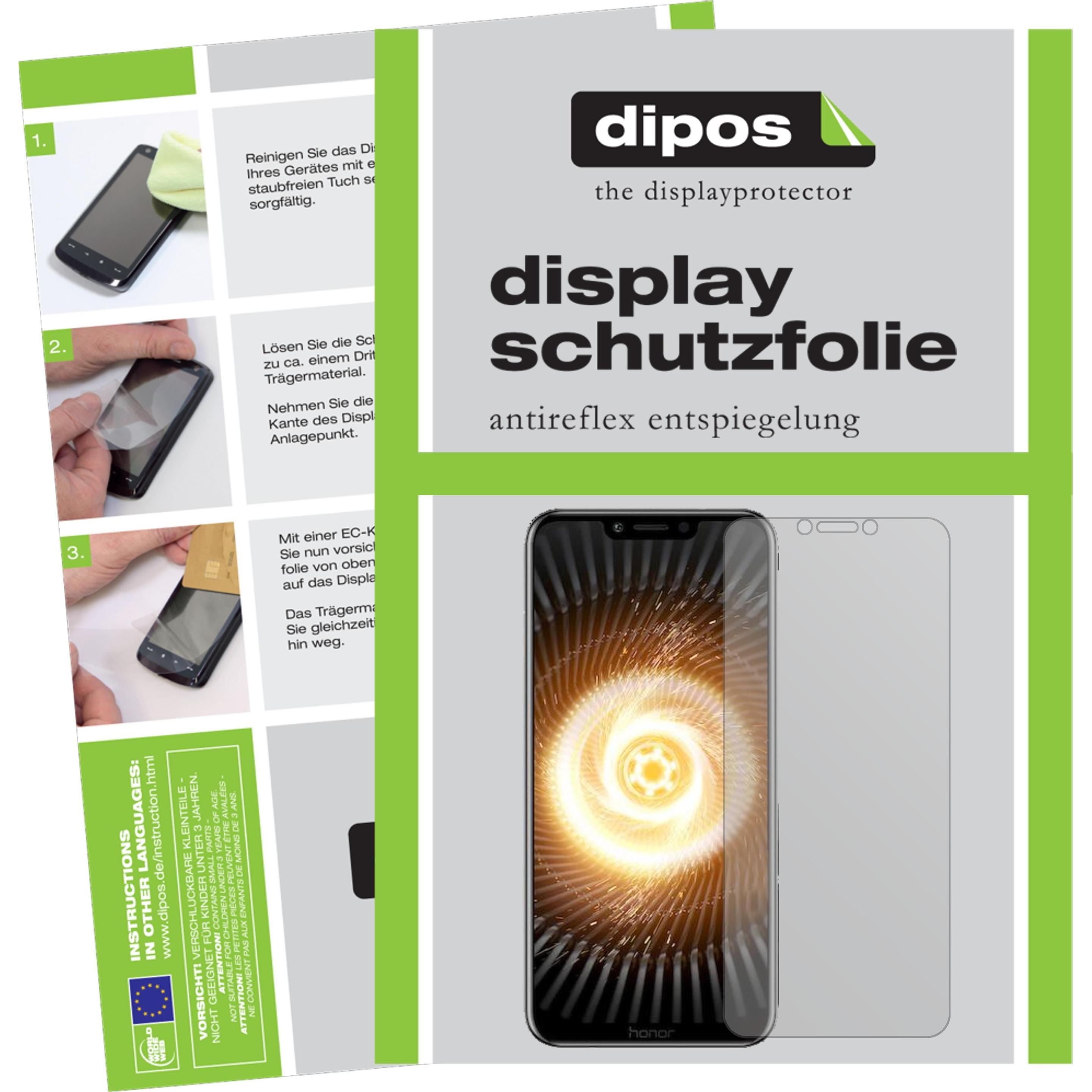 Dipos Displayschutzfolie Antireflex (1 Stück, Honor Play), Smartphone Schutzfolie, Transparent