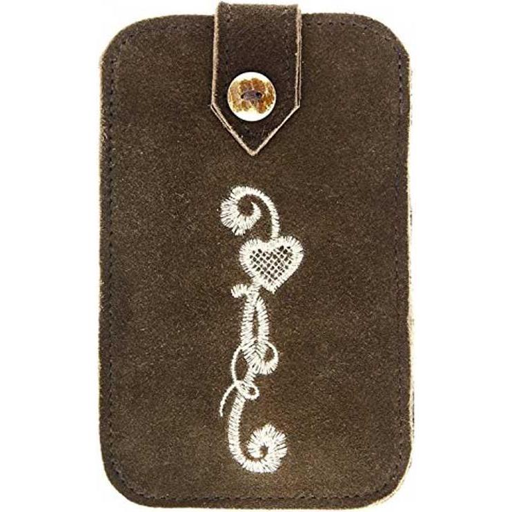 Ohetal Handy Tasche - Lena *Wildbock antik humus* (5), Weiteres Smartphone Zubehör