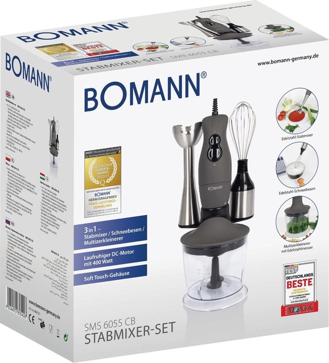 Actual product image Bomann SMS 6055 CB stainless steel-titanium