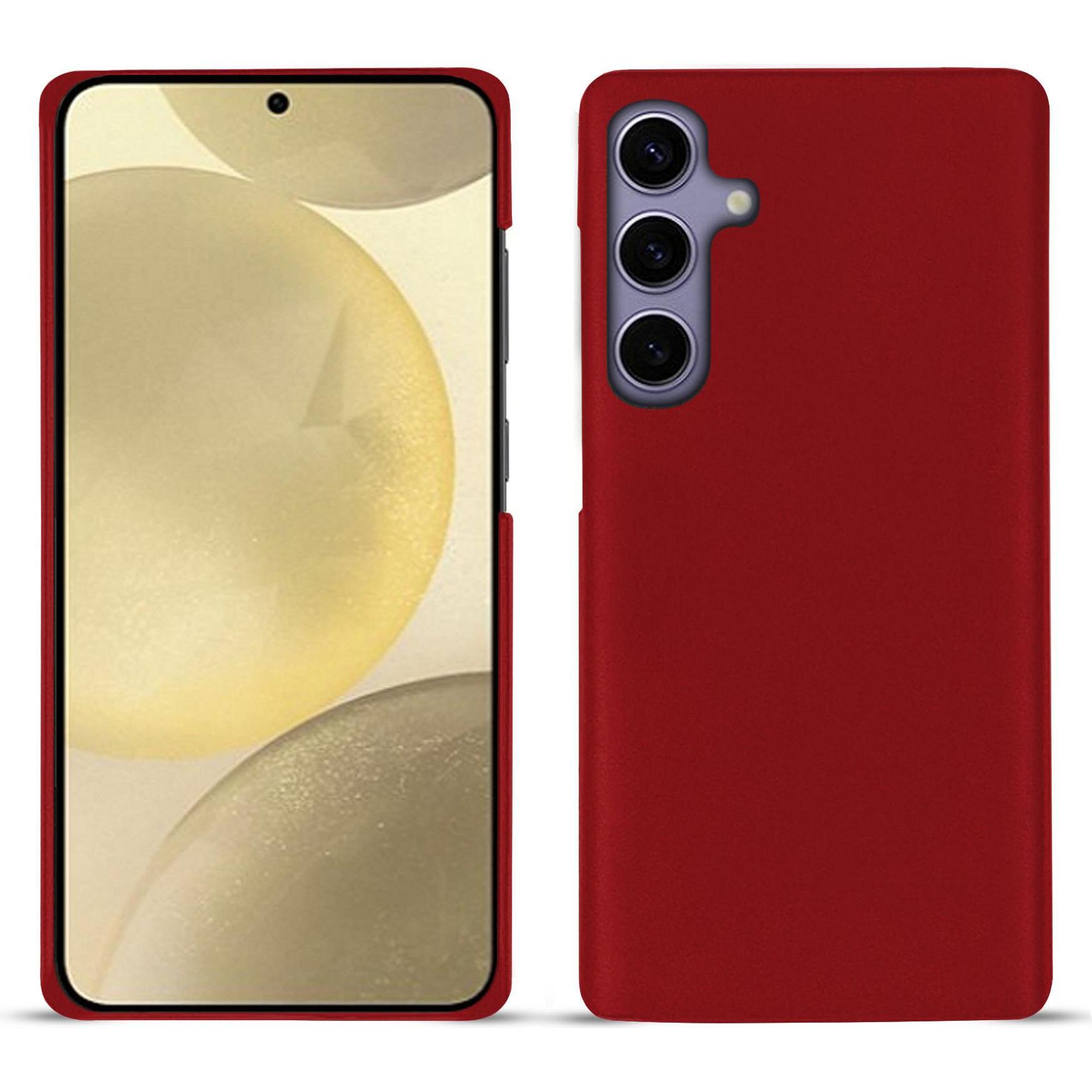 Noreve Lederschutzhülle (Samsung Galaxy S23+, Samsung Galaxy S24+), Smartphone Hülle, Rot
