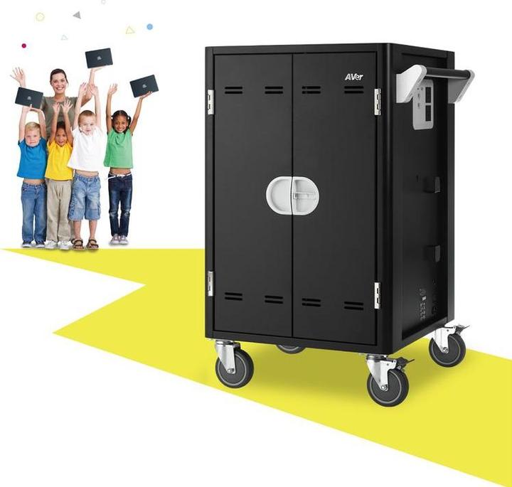 Image du produit AVerMedia AVerCharge C20I - Chariot (chargement uniquement) pour 20 tablettes / notebooks - verrouillable (b