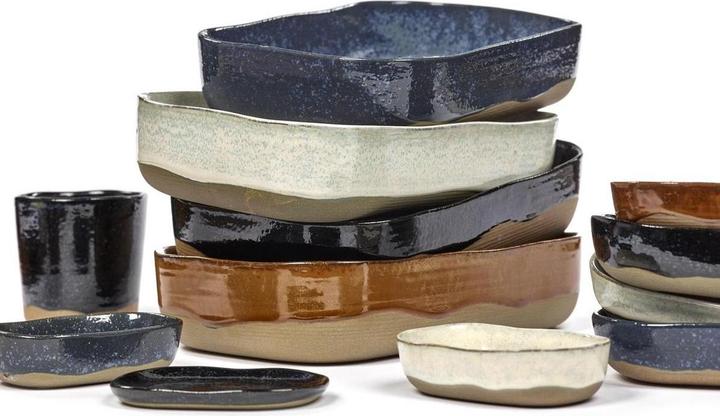 Serax Piatto Extra Profondo Numero Cinque L Bianco Sporco (1 x, 28 cm)