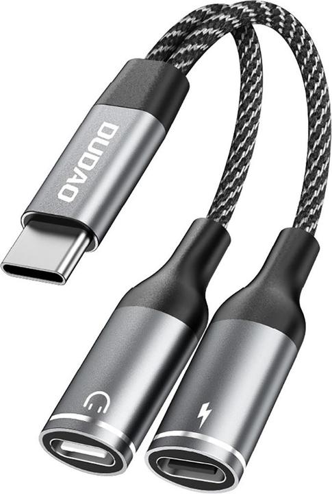 Produktbild Dudao L13C+ 2in1 USB-C Adapter - Gray (USB-C, 3 Ports)