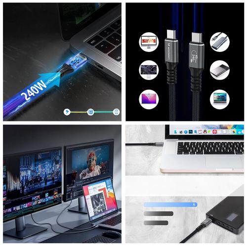 Productafbeelding Wozinsky USB C — USB C (2 m, 240 W)