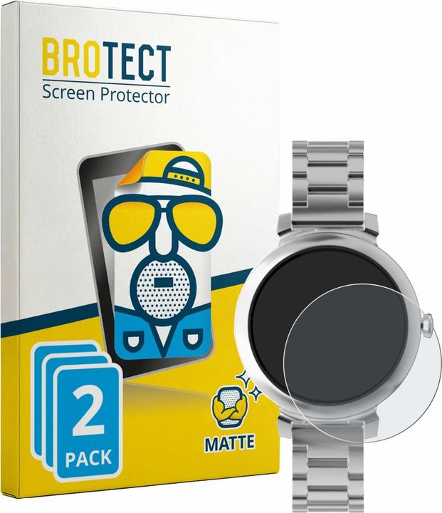 Produktbild BROTECT Entspiegelungsfolie für ZenWatch Lily 1.1" Displayschutz Displayschutzfolie Folie Matt