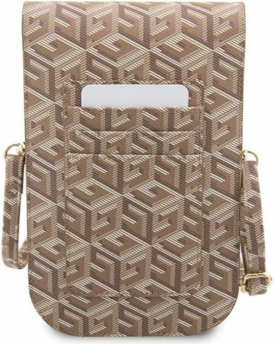 Immagine prodotto Guess Borsa telefonica G Cube in PU - marrone