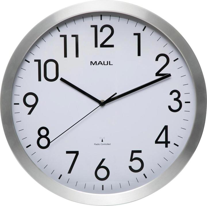 Actual product image Maul Wall clock MAULmove Ø 40 cm, silver (40 cm)