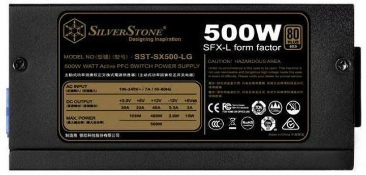 Actual product image Silverstone SST-SX500-LG v2.1 (500 W)