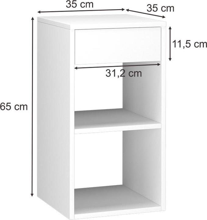Image du produit Vicco Dany (35 x 35 x 65 cm)