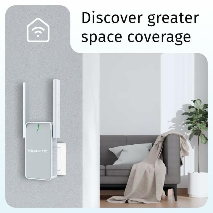 Produktbild Keenetic Buddy 4 KN-3211-01-EU N300 Mesh Wi-Fi 4 Extender