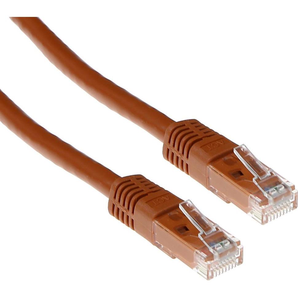 Thumbnail - ACT CAT6A UTP 1.5m 1.5m Cat6a U/UTP (UTP) Braun Netzwerkkabel (U/UTP, CAT6a, 1.50 m), Netzwerkkabel