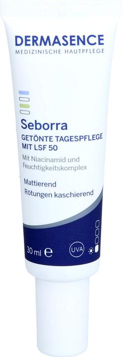 Produktbild Dermasence Seborra Getönte Tagespflege LSF50 (30 ml, Getönte Tagescreme, SPF 50)
