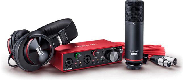Actual product image Focusrite Scarlett 2i2 Studio Pack 3rd Gen (USB)