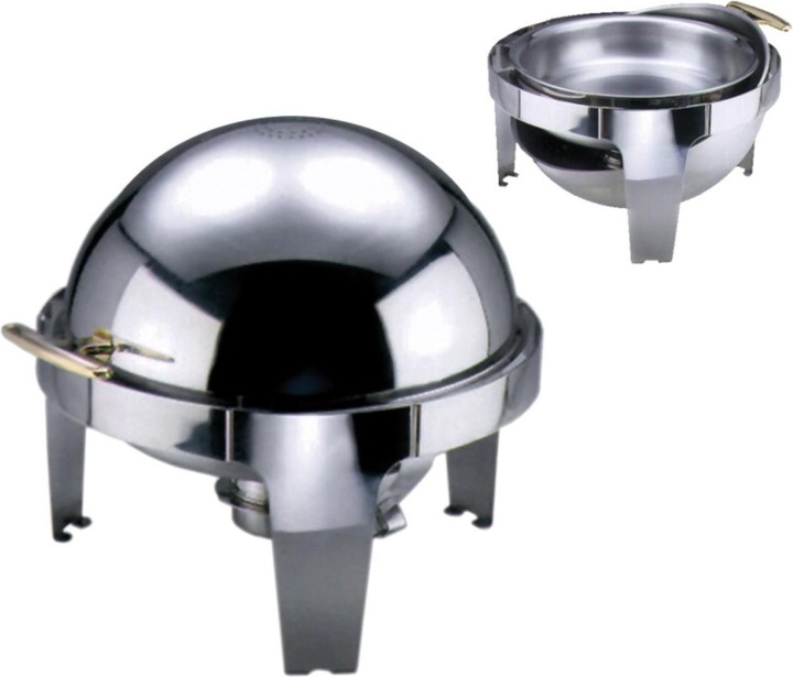 Produktbild Contacto Chafing Dish rund 6.8lt, Rolltop inkl Heizplatte