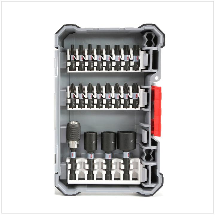 Actual product image Bosch Professional Zubehör Impact Bit Set 36 pcs. (Cross Phillips PH M1, Cross Phillips PH M2, Cross Pozidriv PZ M2, Cross Phillips PH M3, Cross Pozidriv PZ M3)