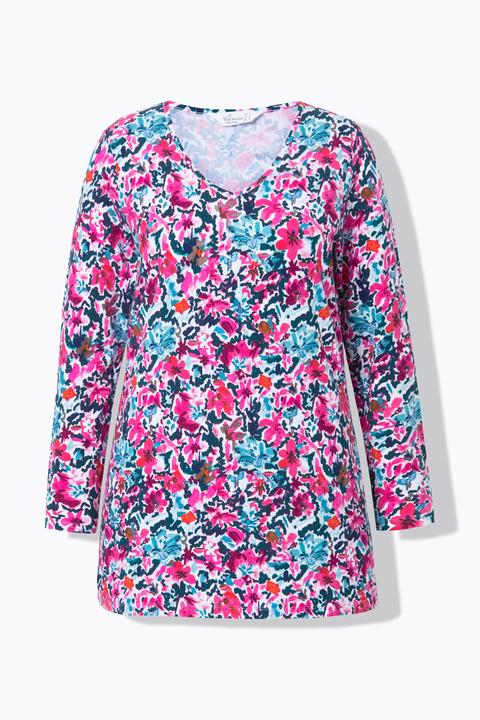 Produktbild Miamoda Langarmshirt, Blumenmuster (46)