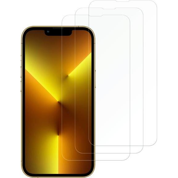 EKO 3er Pack Apple iPhone 13 Mini Displayschutzfolie aus gehärtetem Glas (3 Stück, Apple iPhone 13 mini), Smartphone Sch...