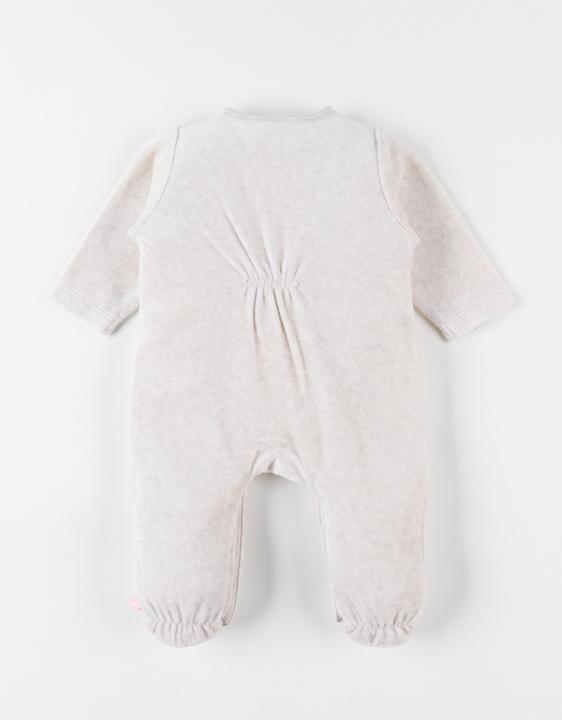 Immagine prodotto Noukies Tuta in velluto con coniglio beige taglia 80 (80)