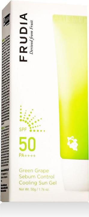 Produktbild Frudia Green Grape Sebum Control Cooling Sun Gel SPF50+ PA++++ 50g (Sonnengel, SPF 50+)