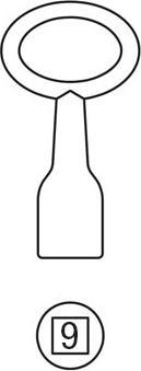Actual product image BASI 301V-9 (9 mm)