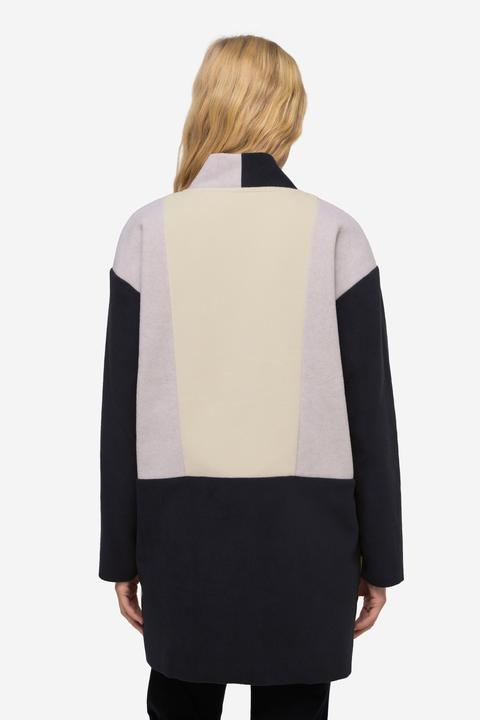 Produktbild Laurasøn Jacke, Fleece, Colorblocking, Kelchkragen, Langarm, OEKO-TEX (L)