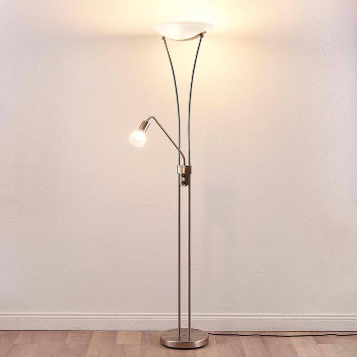 Produktbild Elc Gillian Deckenfluter mit Leselampe (E14, E27)