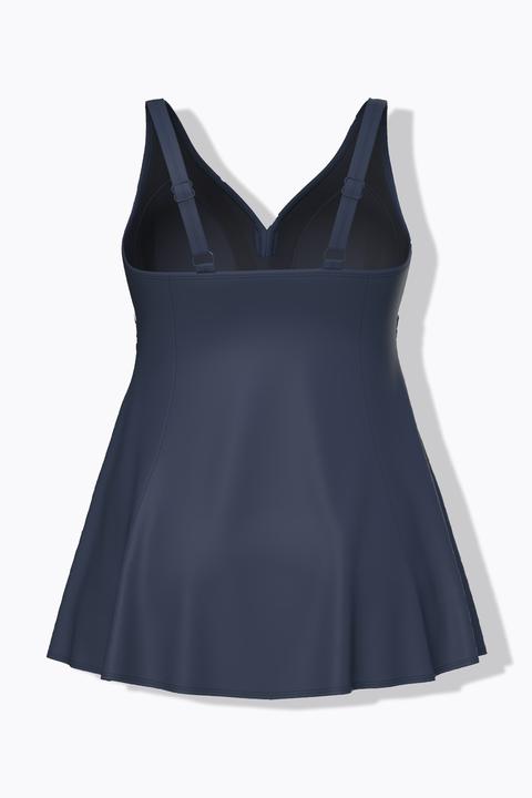 Produktbild Ulla Popken Badekleid, Punkte, Softcups, recycelt (48)