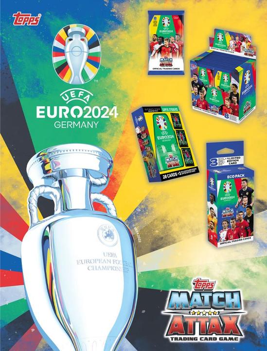 Produktbild Topps Match Attax Euro (Englisch, Booster Pack)