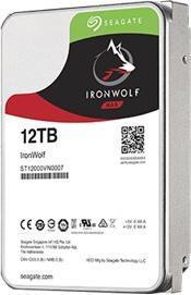 Actual product image Seagate 12TB (7200RPM) 256MB Ironwolf NAS SATA 6Gb/s (12 TB, 3.5")